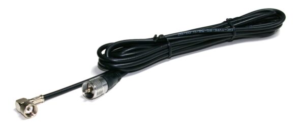 DV-Anschlusskabel mit DV-Winkelstecker und PL-Stecker