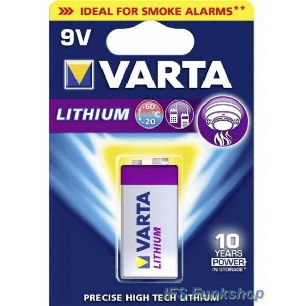 Lithium Batterie 9V