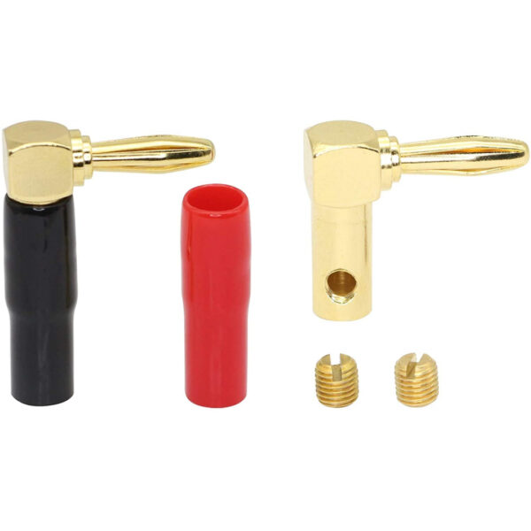 Bananenstecker  4mm 90 Grad