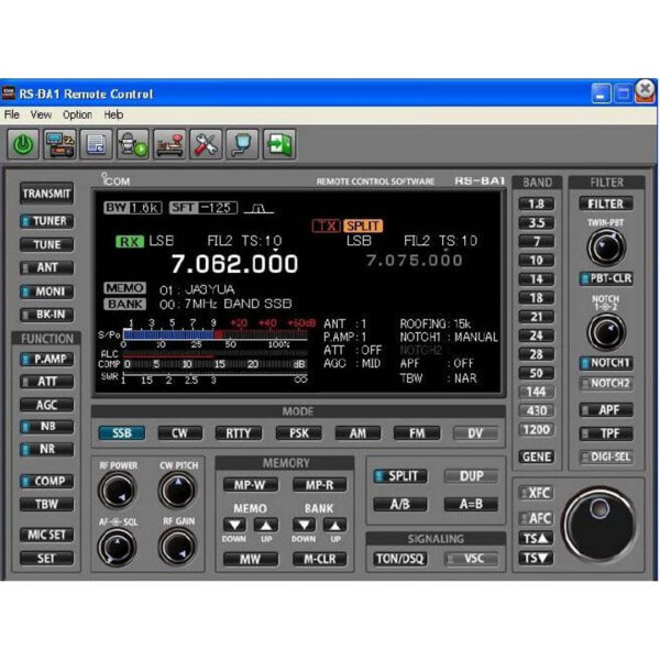 Remote Control Software Icom RS-BA1 – Bild 2