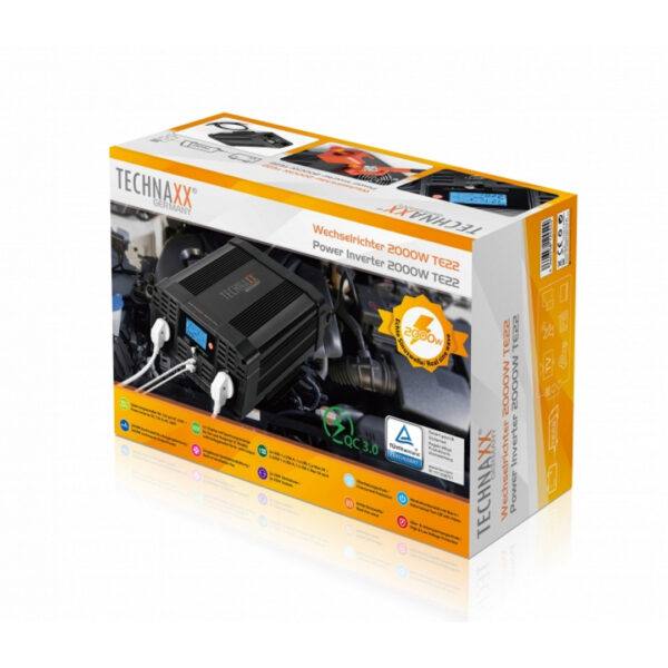 Technaxx Wechselrichter 2000W von 12 auf 230 Volt – Bild 12