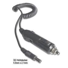 Zigarettenanzünder Stecker Kfz-Ladekabel MLK (außen 5,5mm, innen 2,1mm)