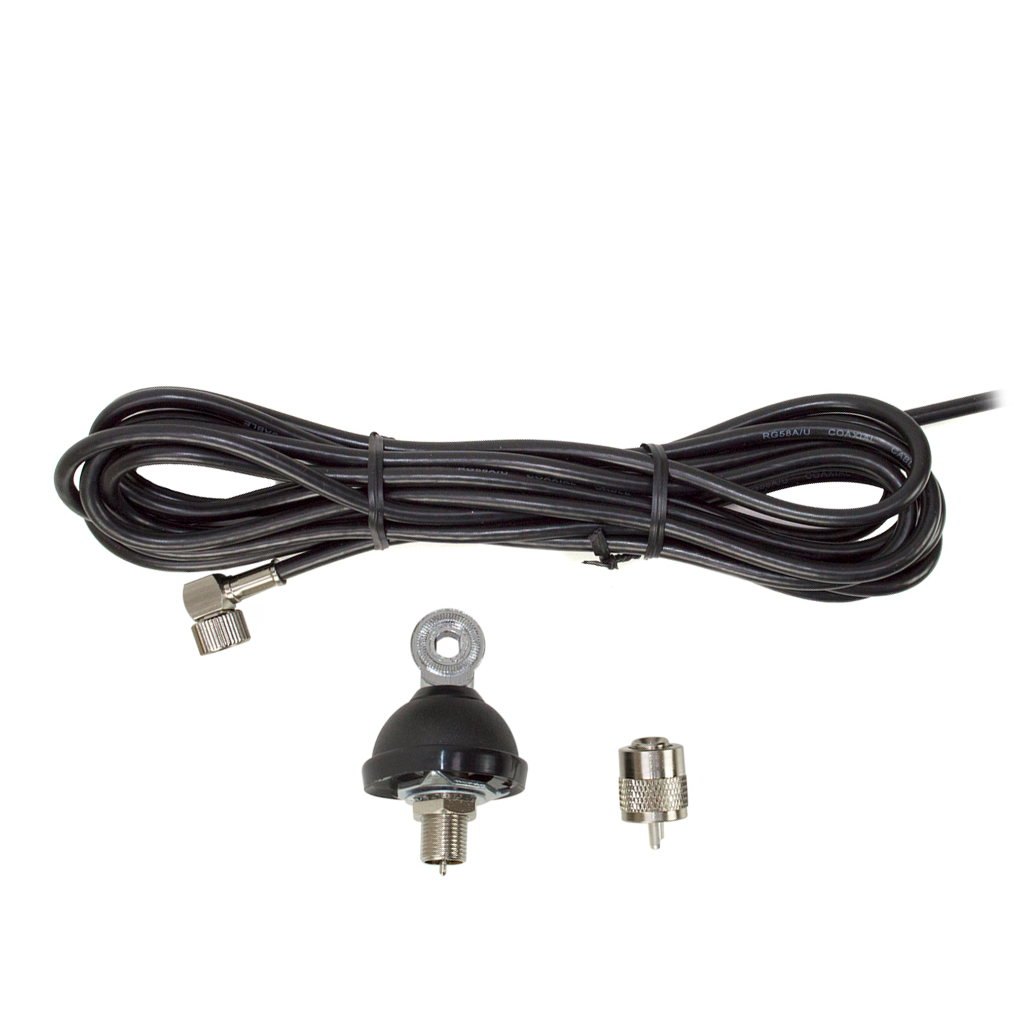 Set DV Winkelstecker und DV Fuß inklusive PL259-Stecker 2 Set DV Winkelstecker und DV Fuß inklusive PL259-Stecker – Bild 2