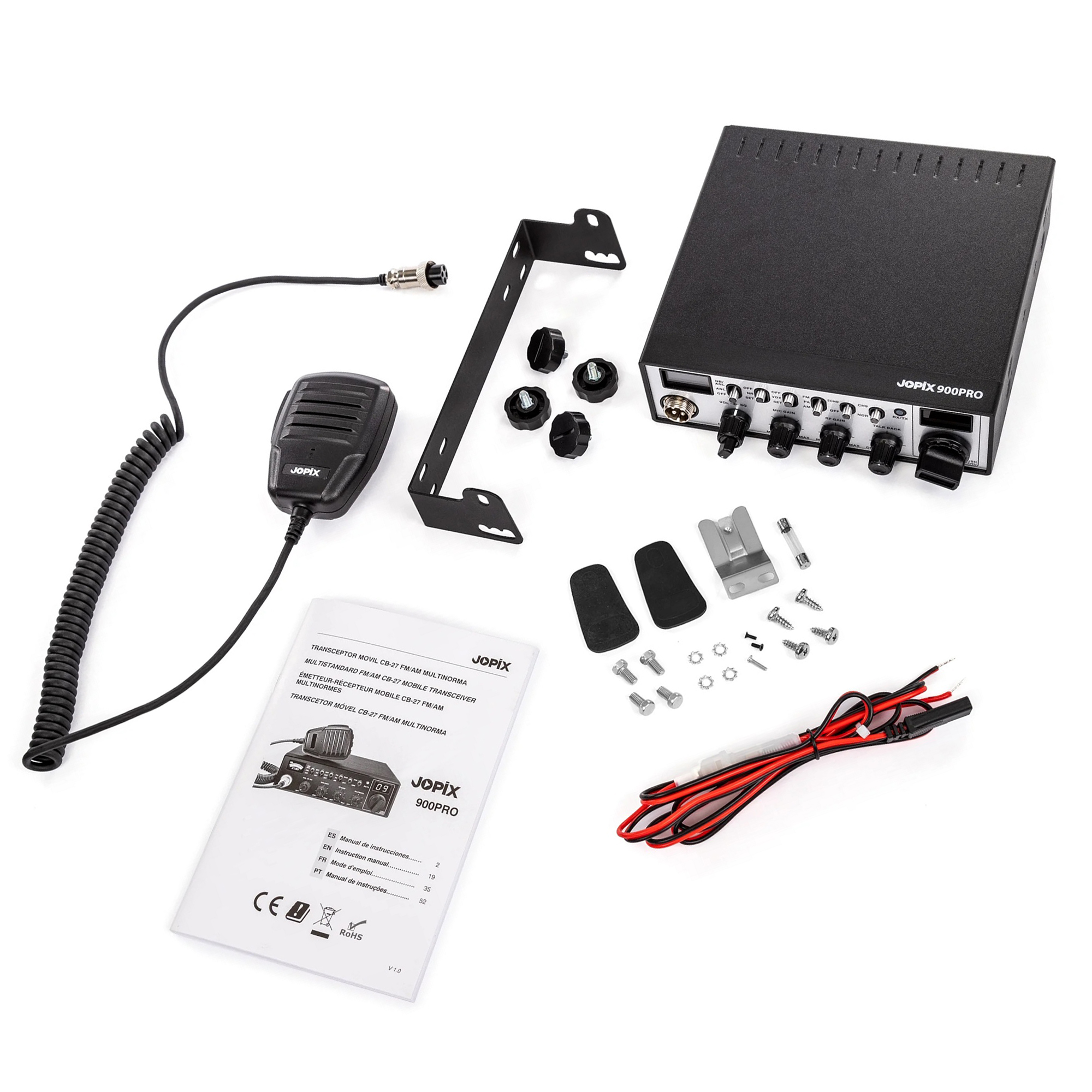 JOPIX 900PRO CB-Funkgerät, AM/FM, ASQ, 12-24 V 12 JOPIX 900PRO CB-Funkgerät, AM/FM, ASQ, 12-24 V – Bild 12