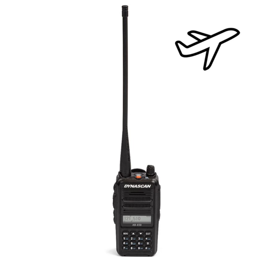 Dynascan AB-650 RX/TX Flugfunk-VHF-Transceiver 1 Dynascan AB-650 RX/TX Flugfunk-VHF-Transceiver