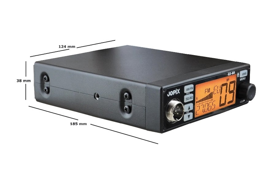 Jopix GS-60 CB-Mobilfunkgerät 12/24 Volt, Mikrofonverstärkung 11 Jopix GS-60 CB-Mobilfunkgerät 12/24 Volt, Mikrofonverstärkung – Bild 11