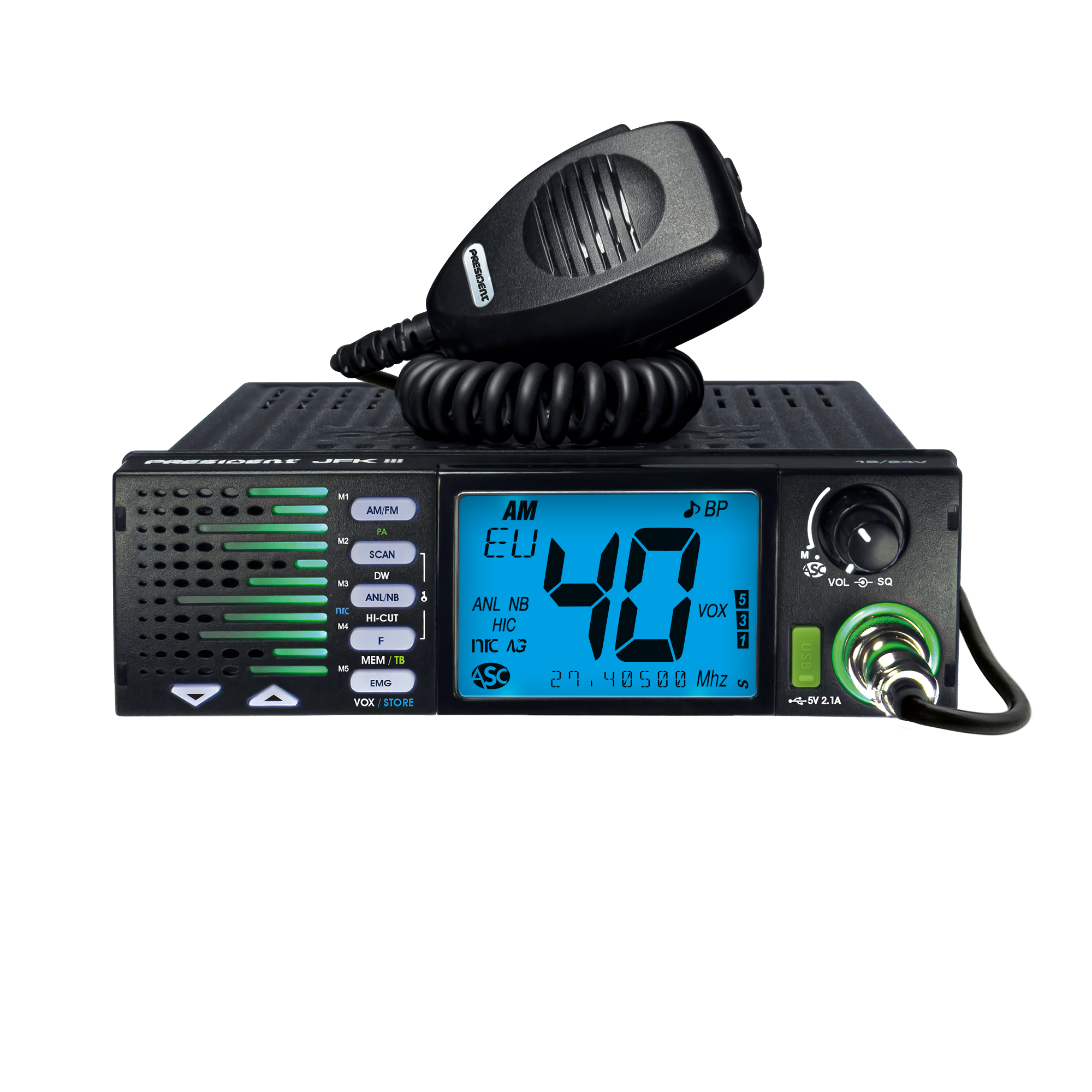 President JFK III VOX 12/24 Volt ASC Multinorm 3 President JFK III VOX 12/24 Volt ASC Multinorm – Bild 3