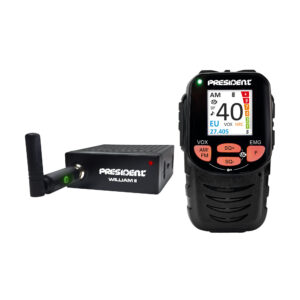 Amateurfunk, CB-Funk, PMR-Funk, erneuerbare Energie 2 President William II CB-Gerät mit drahtlosem Bedienteil