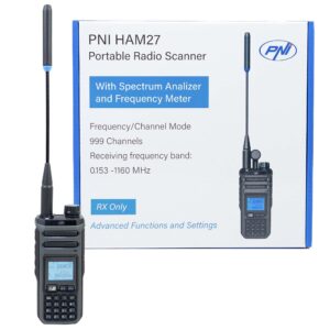 Shop 3 PNI HAM27 Mehrband-Handfunkscanner für Amateurfunk, Allbandscanner