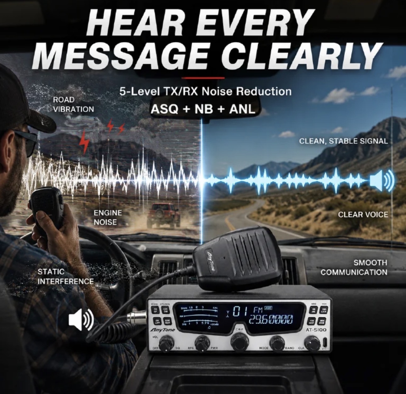 Anytone AT-5100 BT 10m-Allmode-Gerät mit Bluetooth 6 Anytone AT-5100 BT 10m-Allmode-Gerät mit Bluetooth – Bild 6