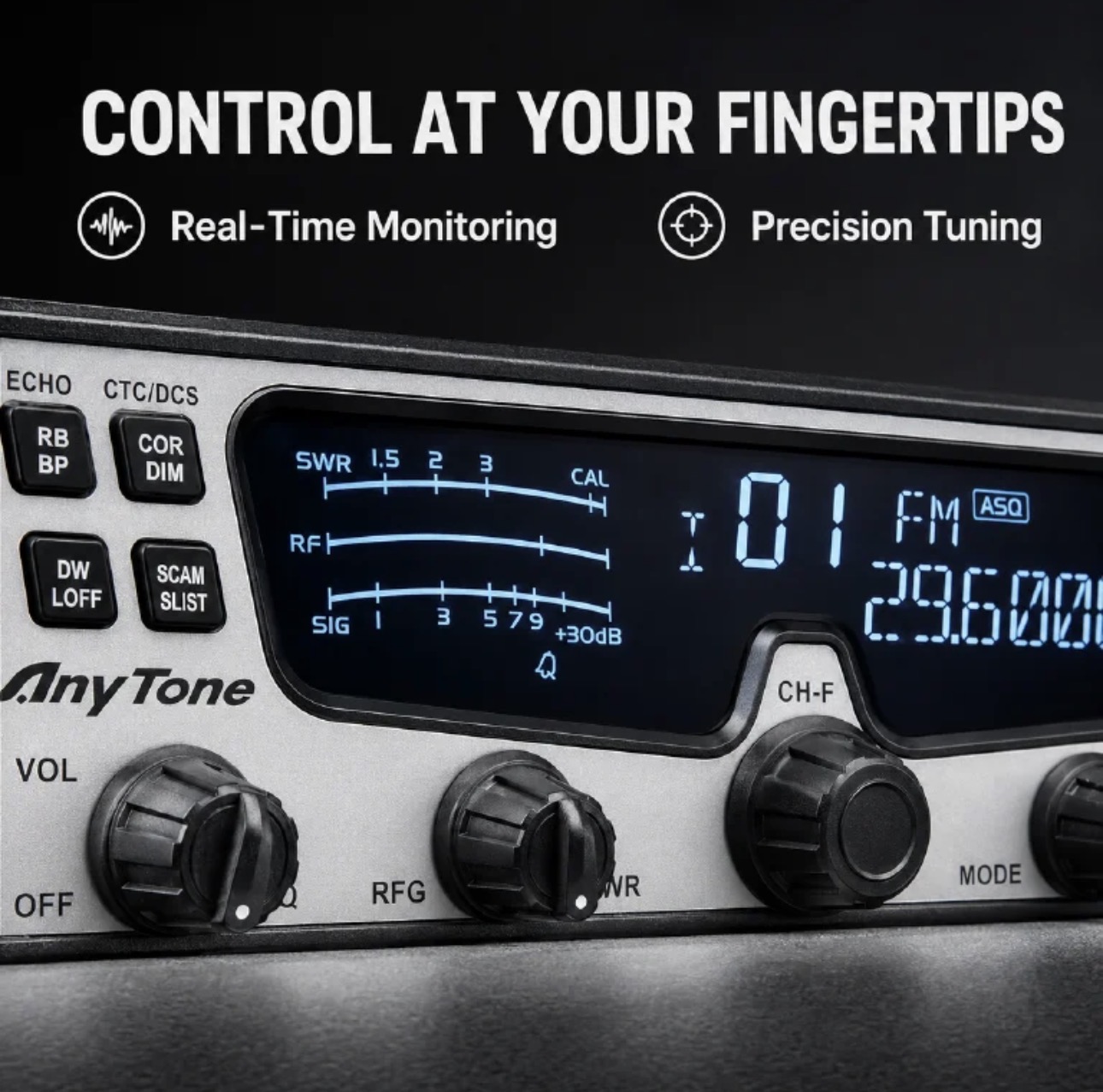 Anytone AT-5100 BT 10m-Allmode-Gerät mit Bluetooth 5 Anytone AT-5100 BT 10m-Allmode-Gerät mit Bluetooth – Bild 5