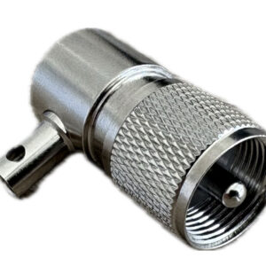 Amateurfunk, CB-Funk, PMR-Funk, erneuerbare Energie 1 PL-Winkelstecker (6mm) mit Löchern