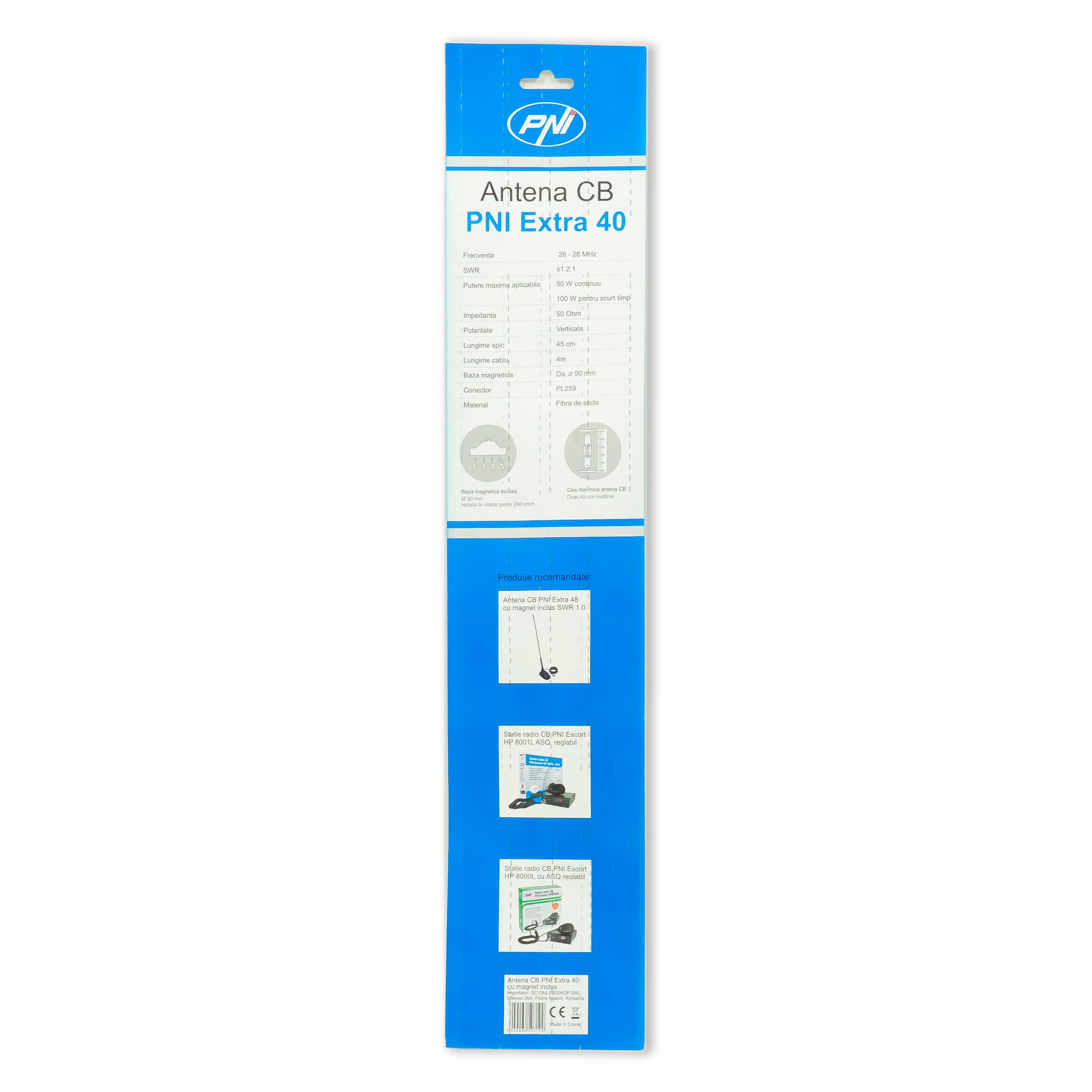 CB PNI Extra 40 Antenne, inkl. Magnetfuß 6 CB PNI Extra 40 Antenne, inkl. Magnetfuß – Bild 6