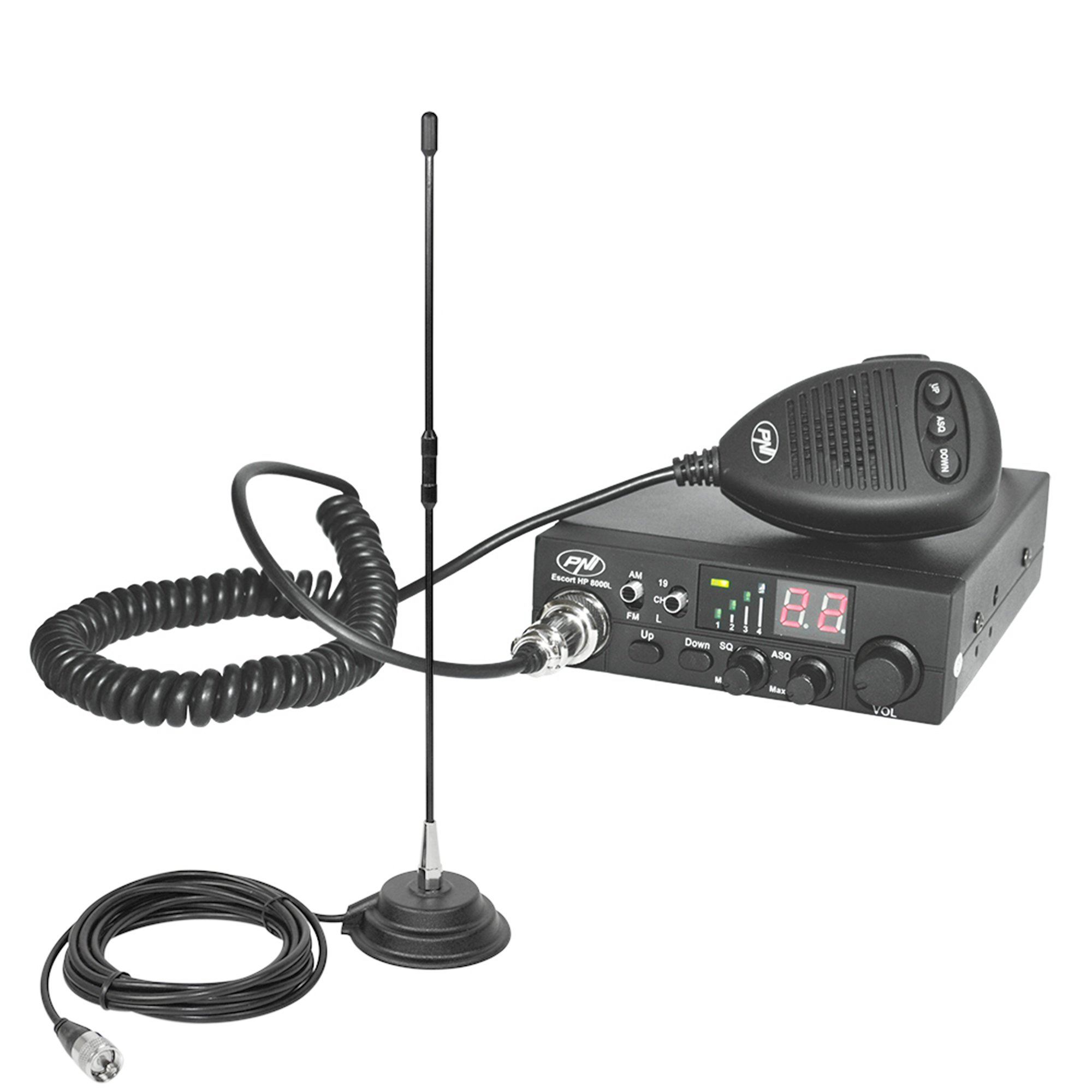 PNI Escort HP 8000L CB-Gerät + Antenne 1 PNI Escort HP 8000L CB-Gerät + Antenne